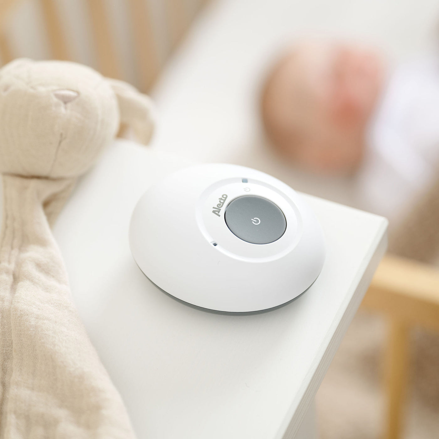 Alecto DBX-115 - Baby monitor Full Eco DECT, white/anthracite