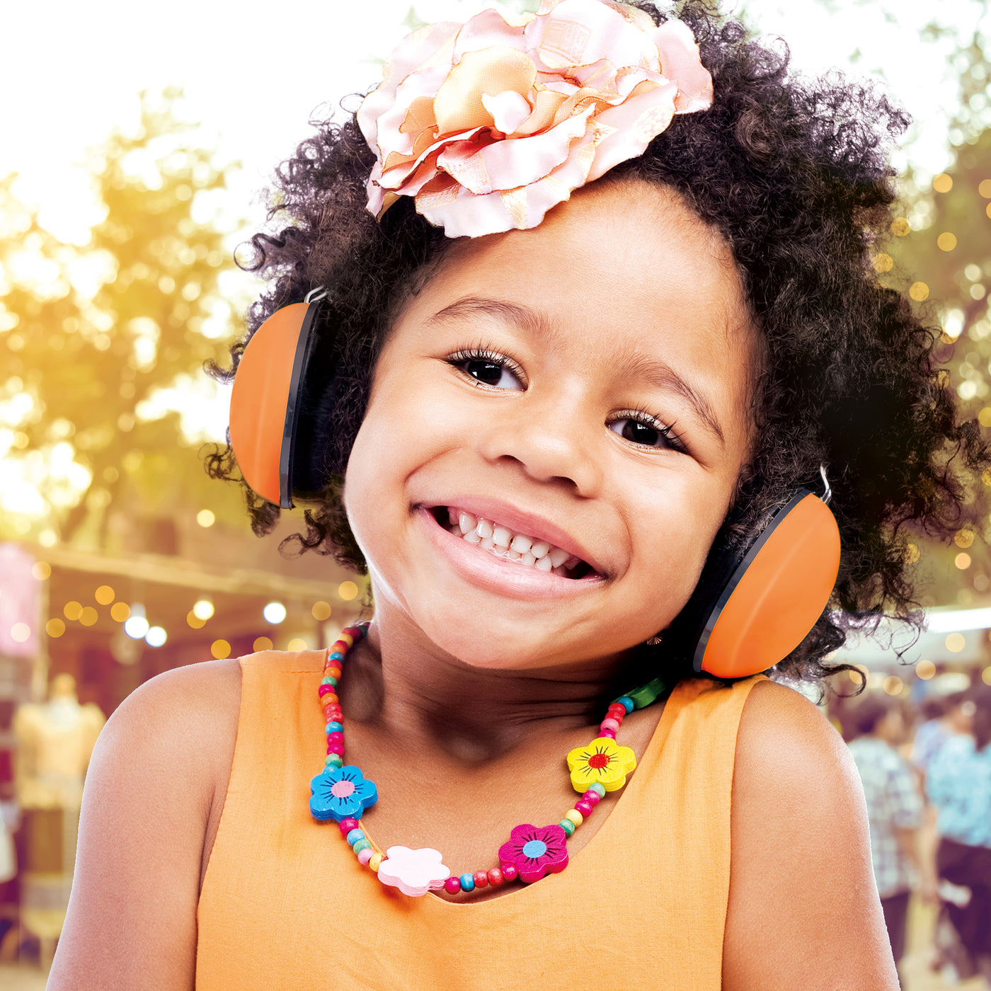 Alecto BV-71OE - Hearing protection for children - Orange