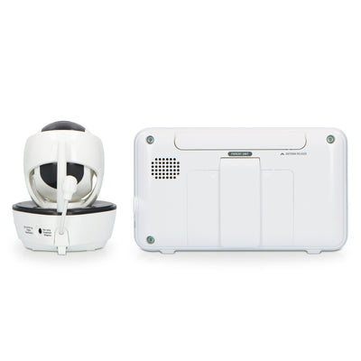 Alecto DVM200XL - Babyfoon met camera en 5" kleurenscherm, wit/antraciet