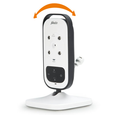 Alecto DVM-75 - Babyfoon met camera en 2.4" kleurenscherm, wit/antraciet