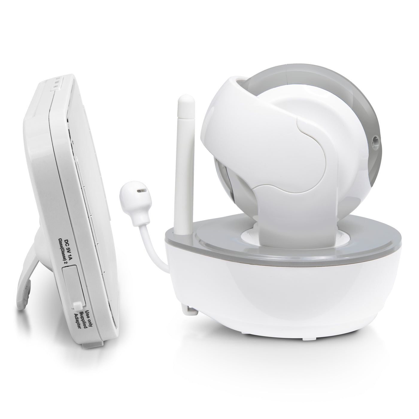 Alecto DVM200MGS - Video baby monitor with 4.3" colour display, white/grey