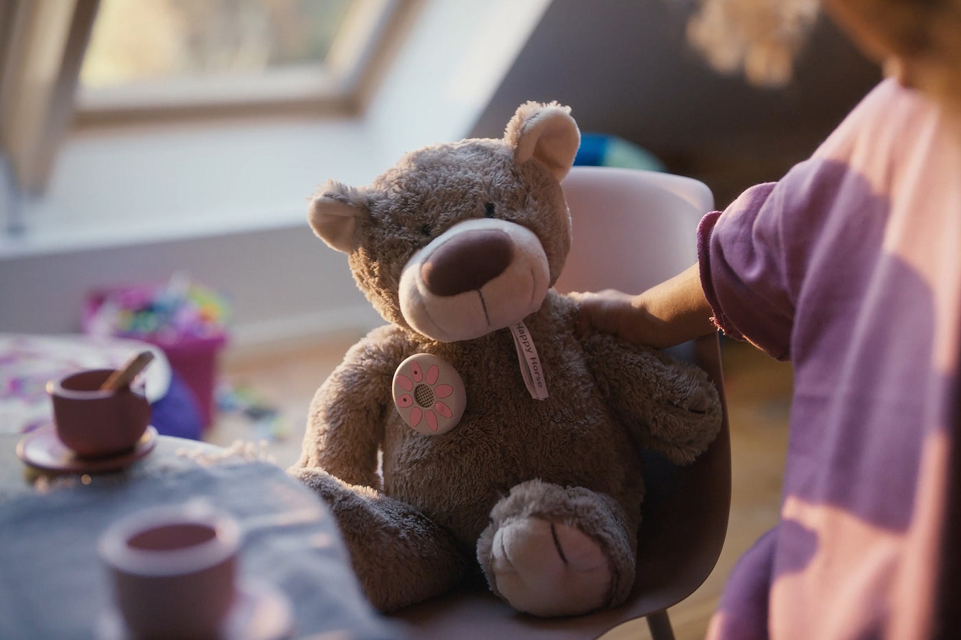 Alecto Baby HeeHee - Chat button, makes your cuddly toy an interactive friend