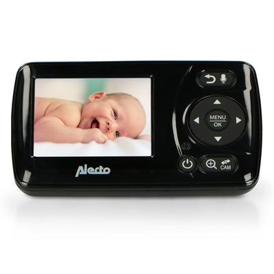 Alecto DVM71BK - Video baby monitor with 2.4" colour display, black