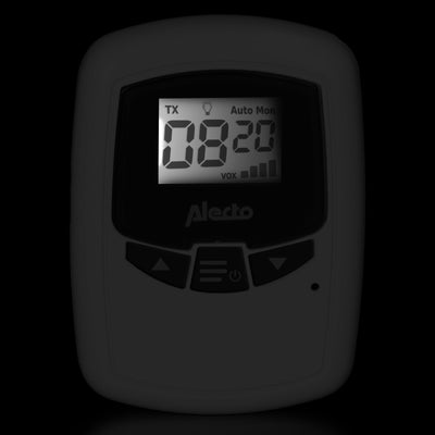 Alecto Baby DBX-80 - Baby monitor with range up to 3000 meter, white/anthracite