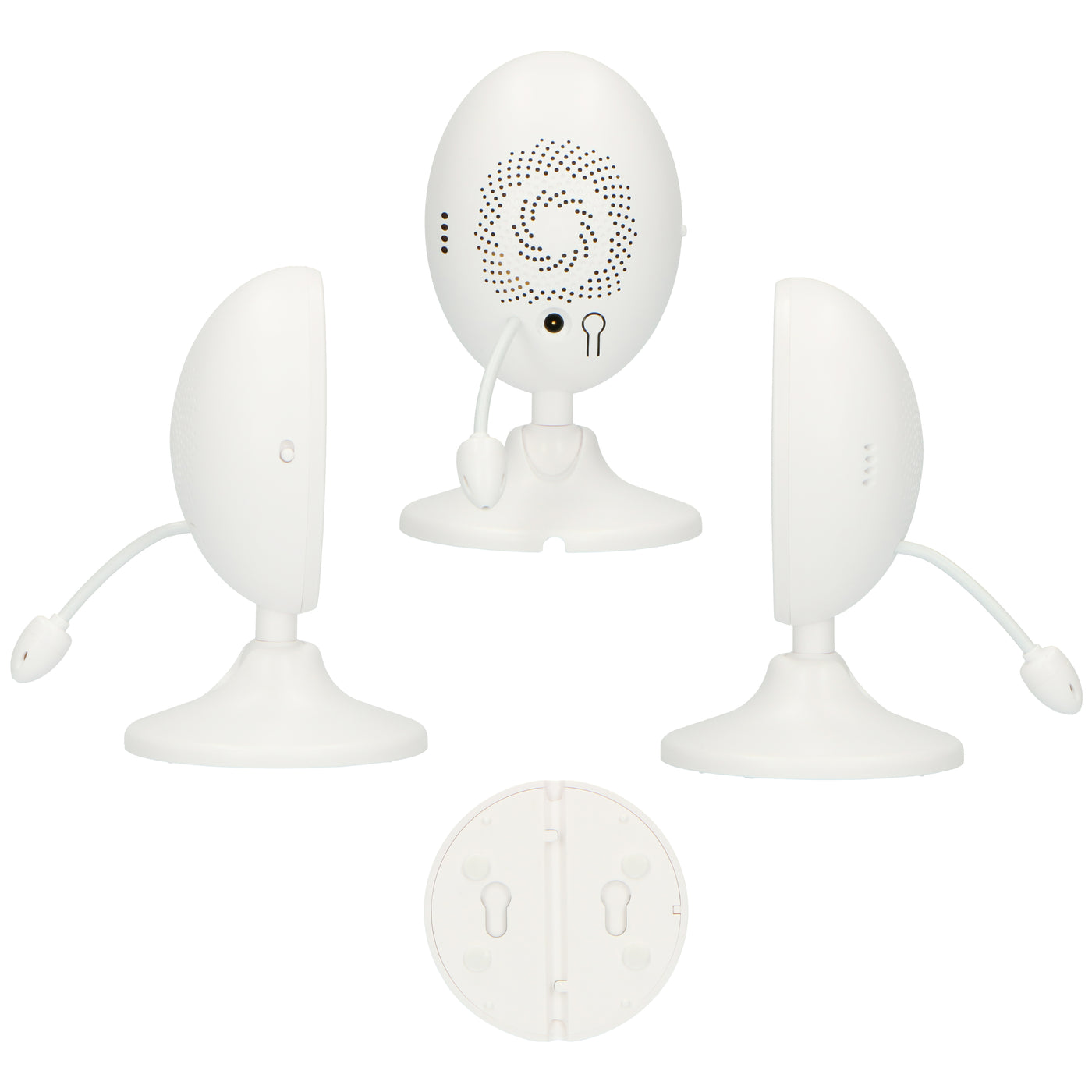 Alecto DVM-140+DVM-140C - Babyfoon met 2 camera's en 4.3" kleurenscherm, wit