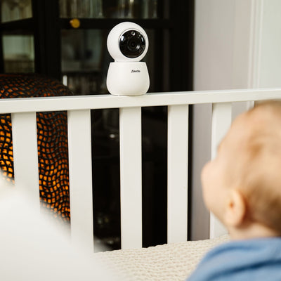 Alecto DVM2043 - Baby monitor with camera featuring a large 4.3" colour display and night light - Remote controlled - White